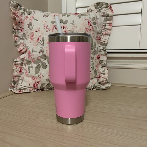 YETI 35 oz. Rambler Mug with Straw Lid- Power Pink - Picture 9 of 15